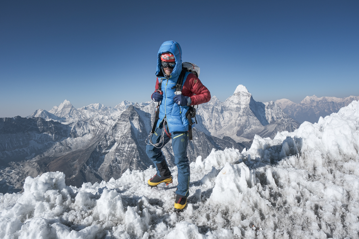 Down jacket fashion for appalachian trail